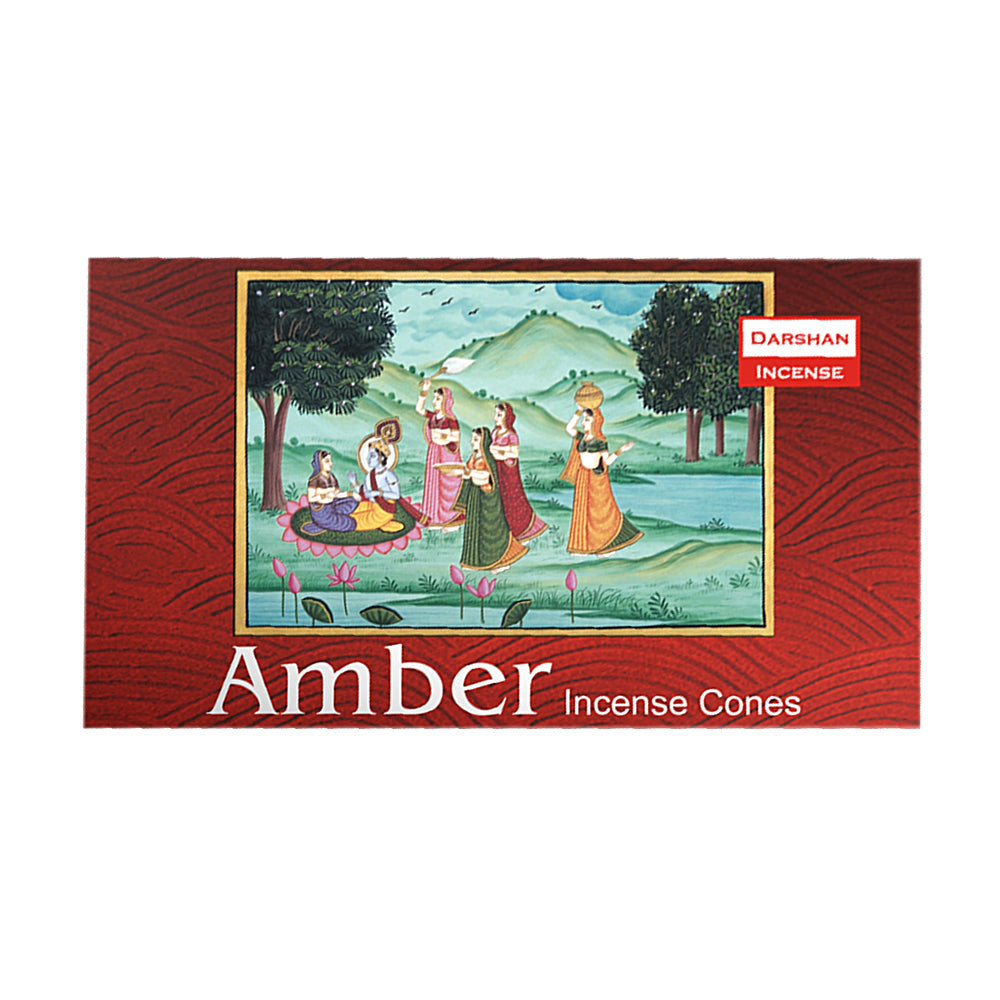 Darshan Amber Incense Cones