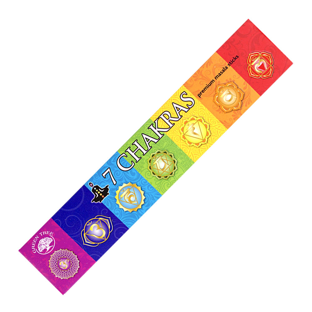 Green Tree 7 Chakras Incense Sticks 15g
