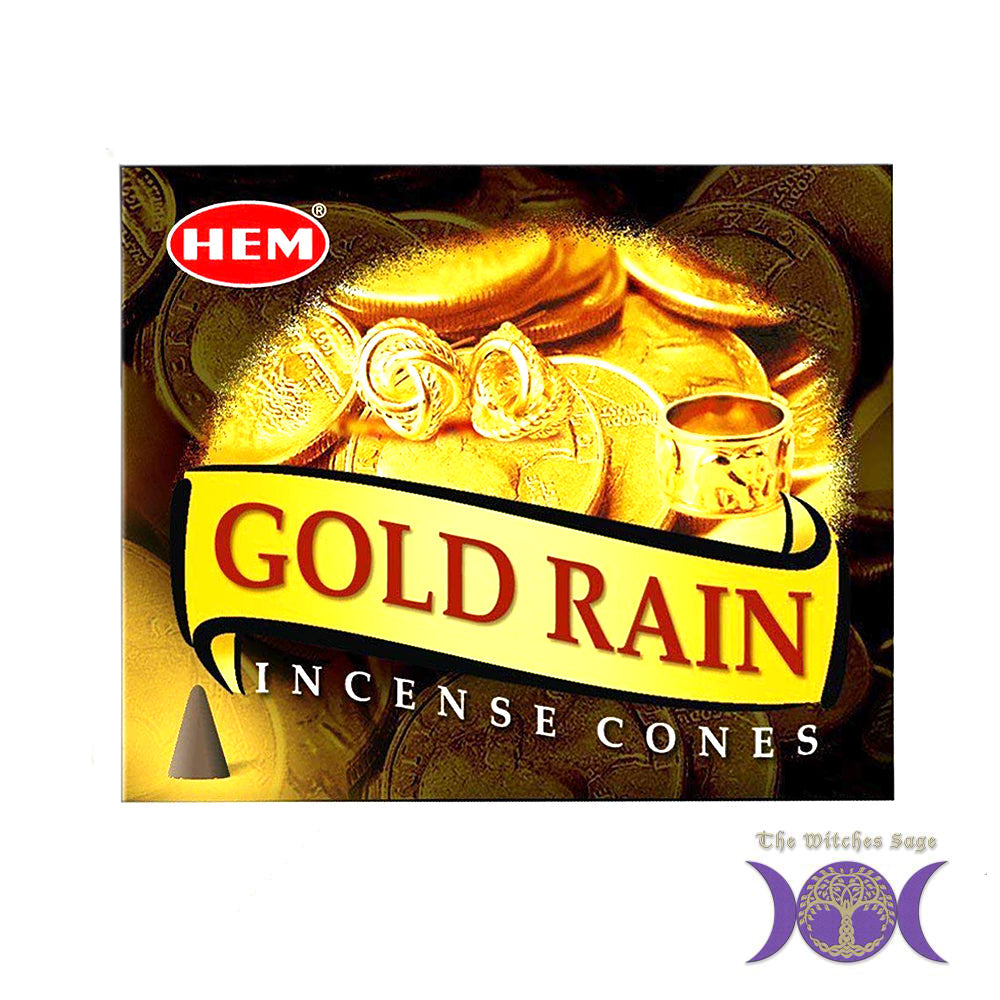 HEM Gold Rain Incense Cones