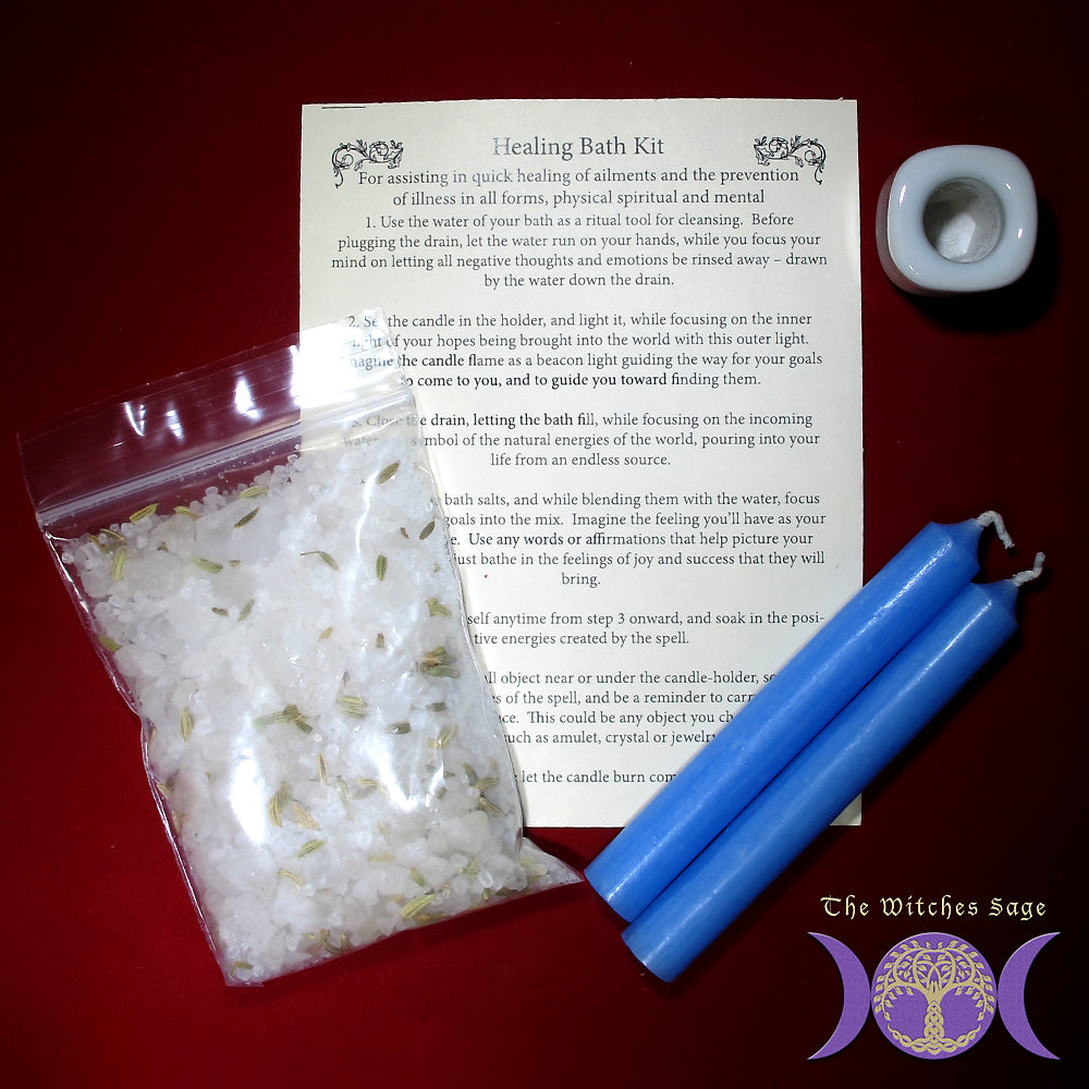 Healing bath kit