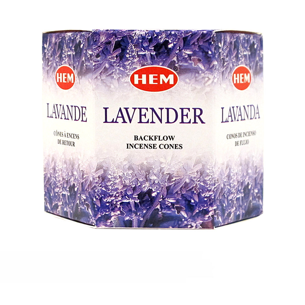 Hem Lavender Backflow Cones