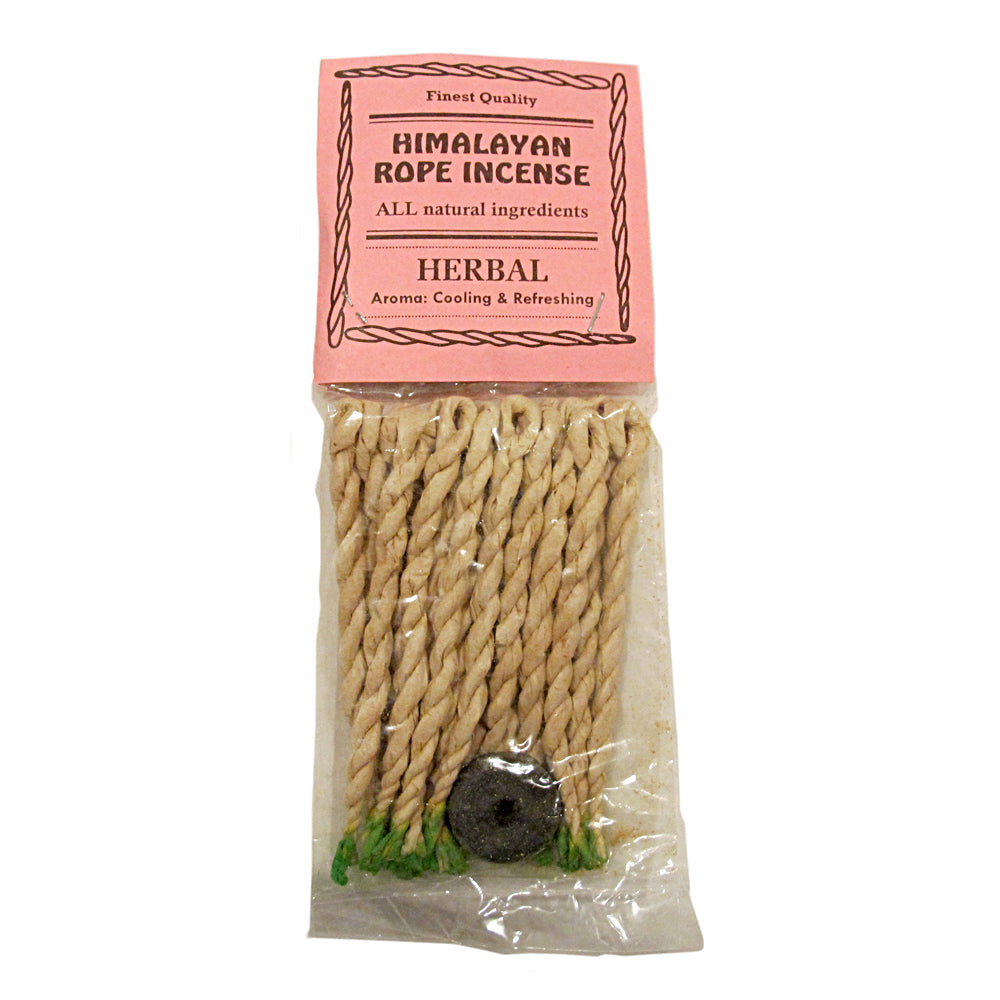 Himalayan Herbal Tibetan Rope Incense 20 Ropes
