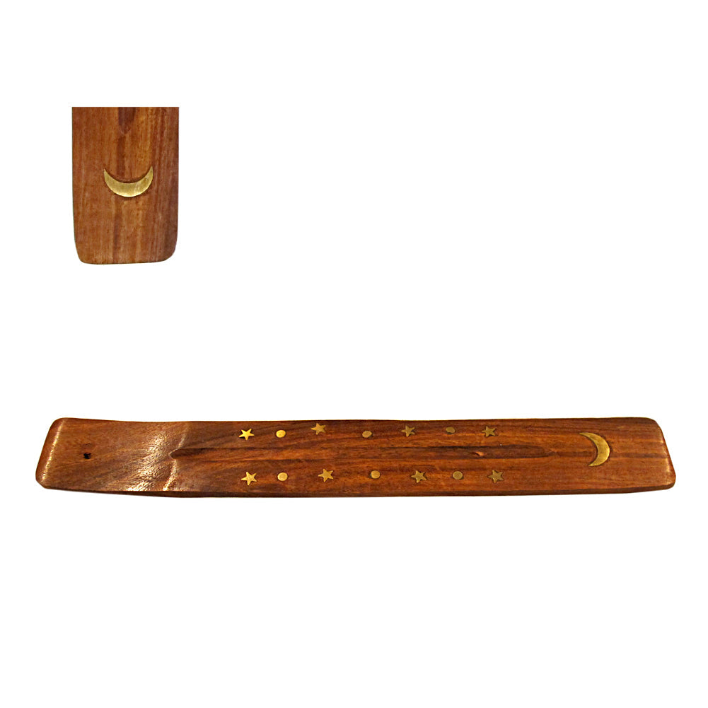 Moon Wood Incense Boat Burner (R)