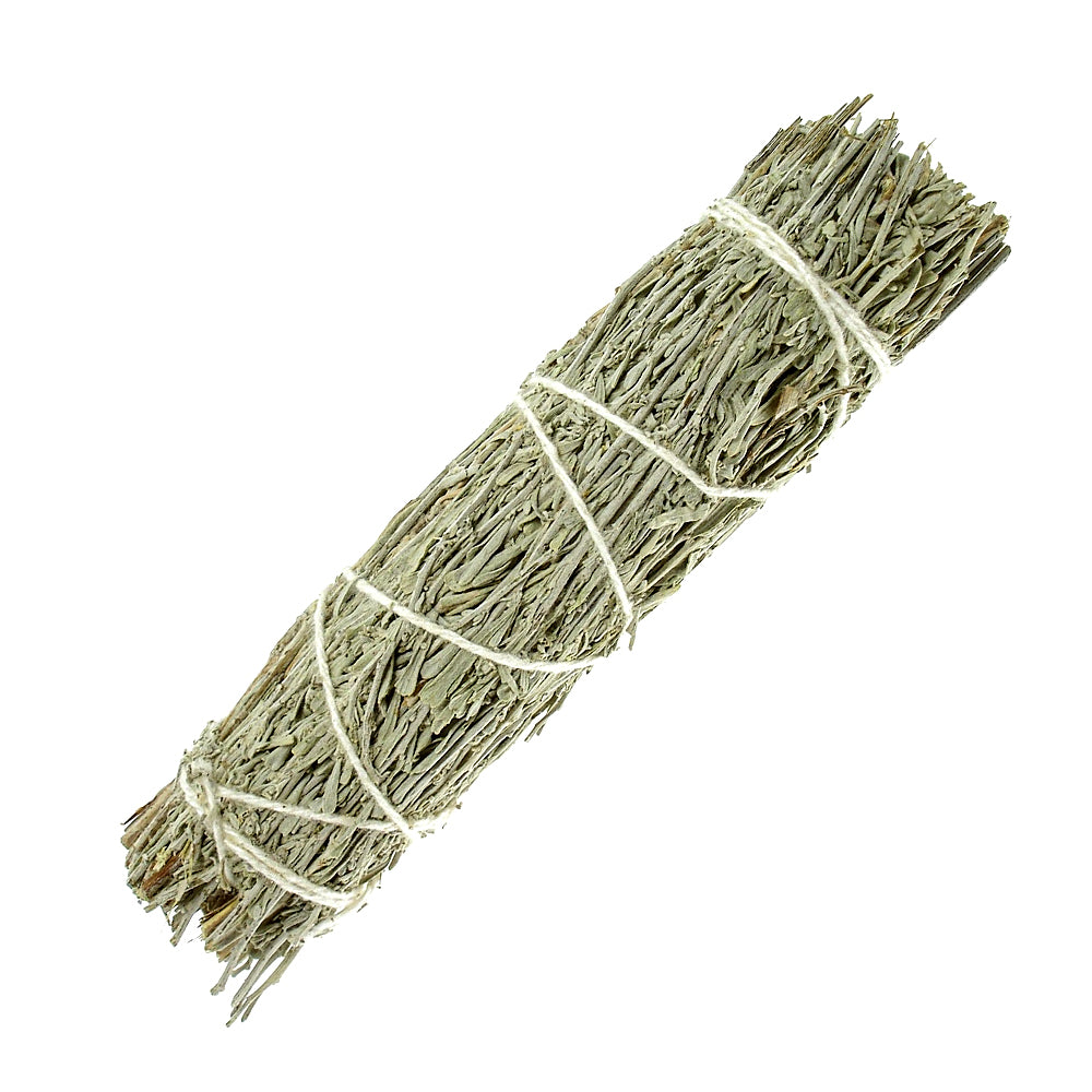 Palo Santo & Mountain Sage Smudge Stick 4" (Mountain Sage & Palo Santo Wood Powder)