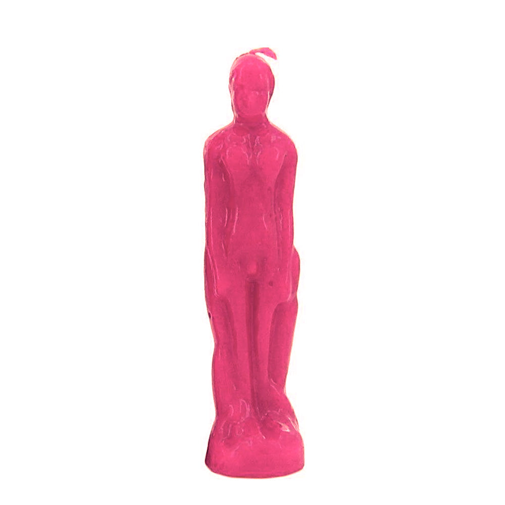Male Candle - Pink 7"