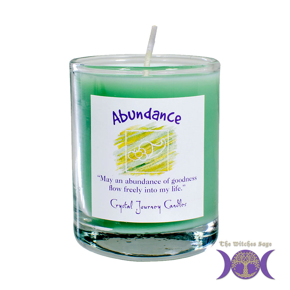 Soy Herbal Filled Votive - Abundance