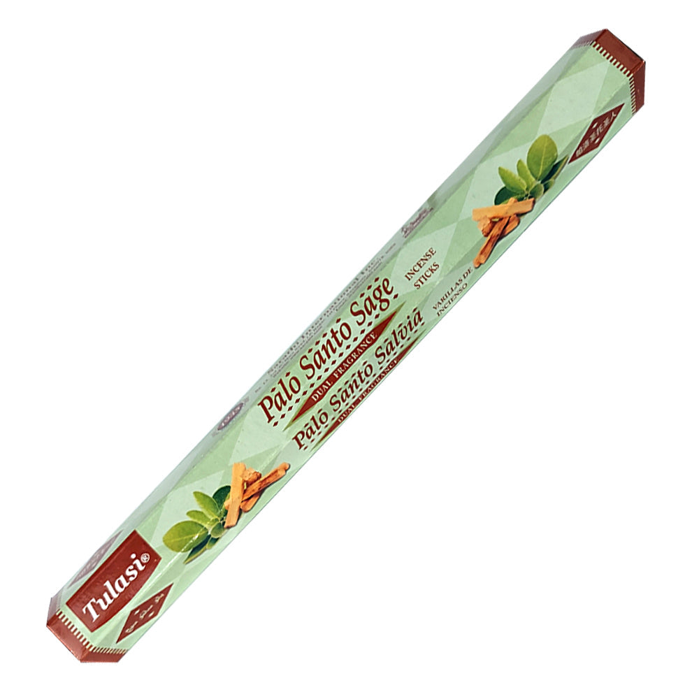 Tulasi Palo Santo Sage Dual Fragrance Incense Sticks