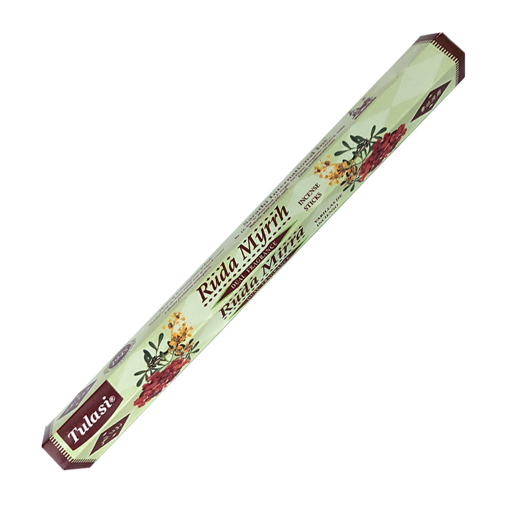 Tulasi Ruda Myrrh Dual Fragrance Incense Sticks