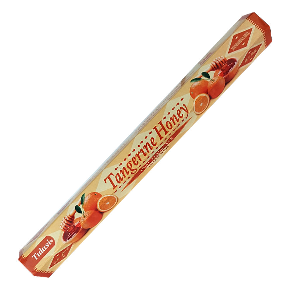 Tulasi Tangerine Honey Dual Fragrance Incense Sticks