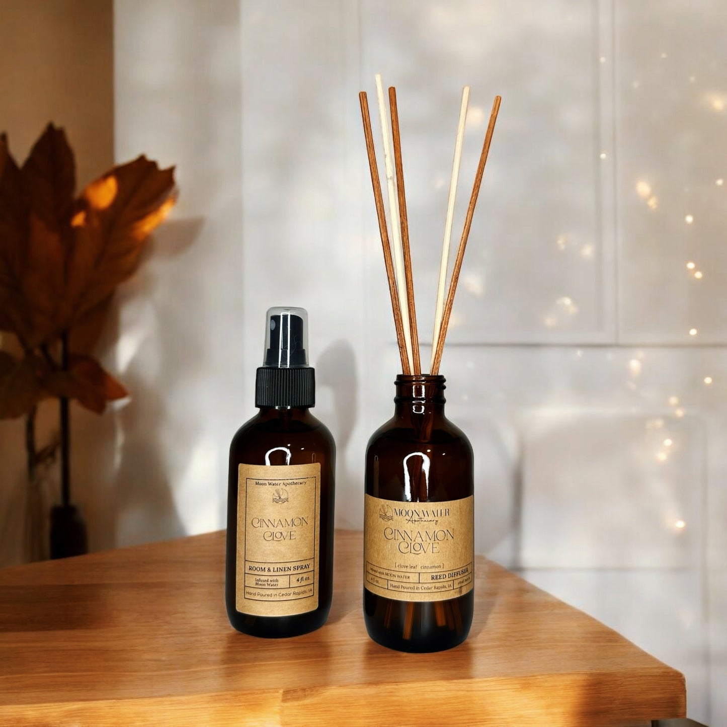 Cinnamon + Clove - ROOM SPRAY & REED DIFFUSER