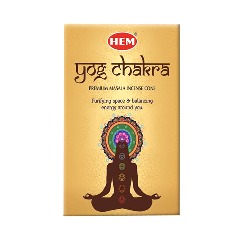 Hem Yog Chakra Incense Cones