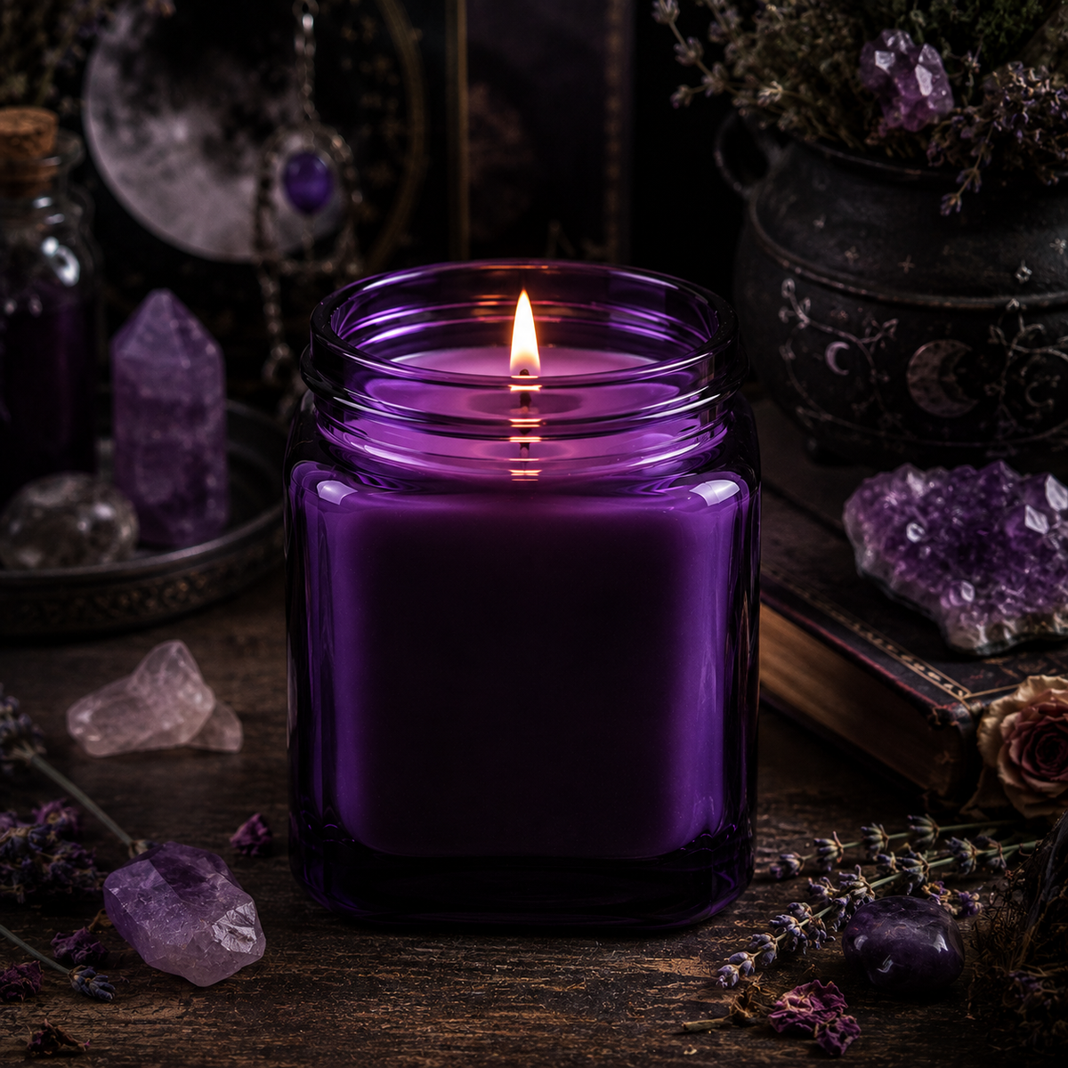 WITCHES BREW --- 8.5 oz Soy Jar Candle | Fall/Autumn | Moon Water Apothecary