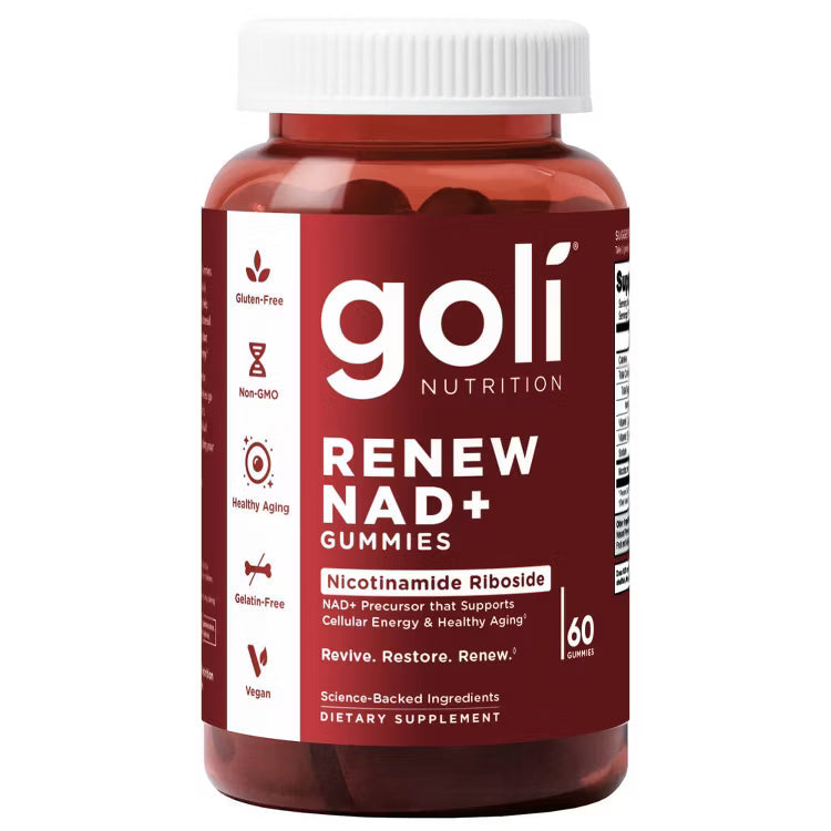 Goli Nutrition Renew NAD+ Gummies – 60 Count