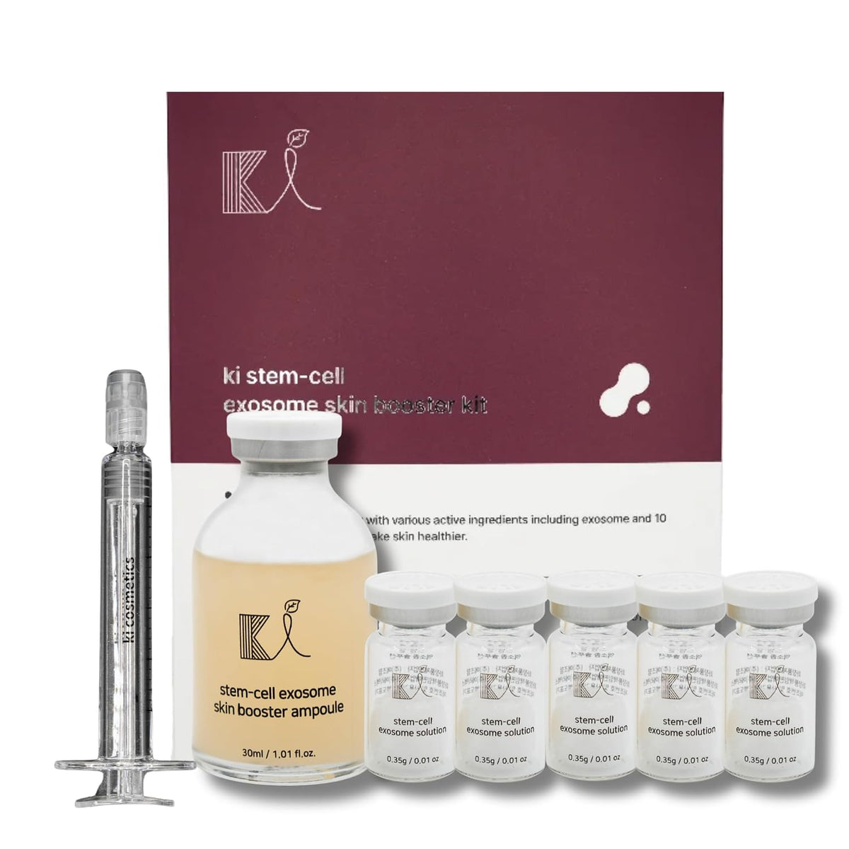 Ki Exosome & PDRN Skin Booster Kit, 30 mL + 5 Vials