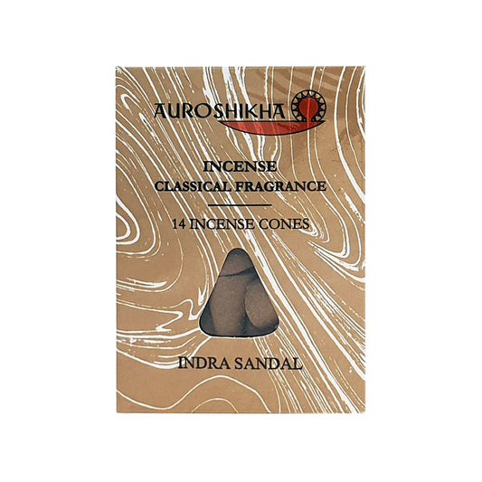 Auroshikha Indra Sandal Incense Cones