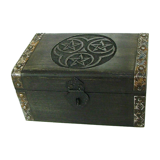 Triple Pentagram with latch chest