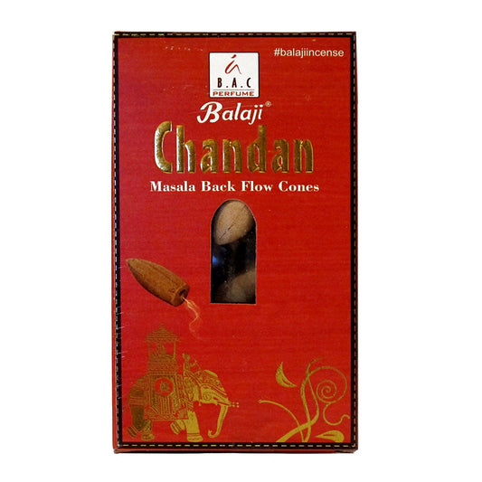 Balaji Chandan Masala Backflow Incense Cones