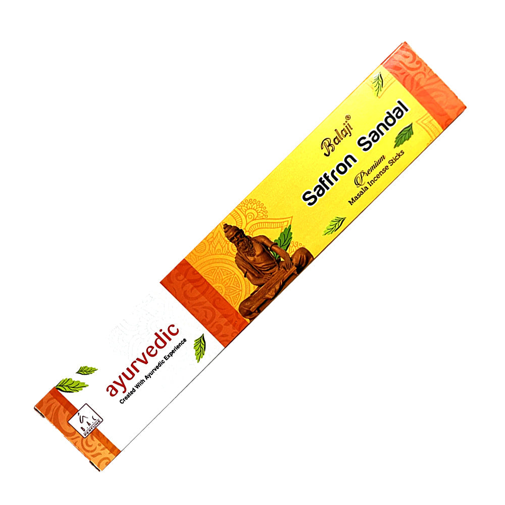Balaji Saffron Sandal Incense Sticks