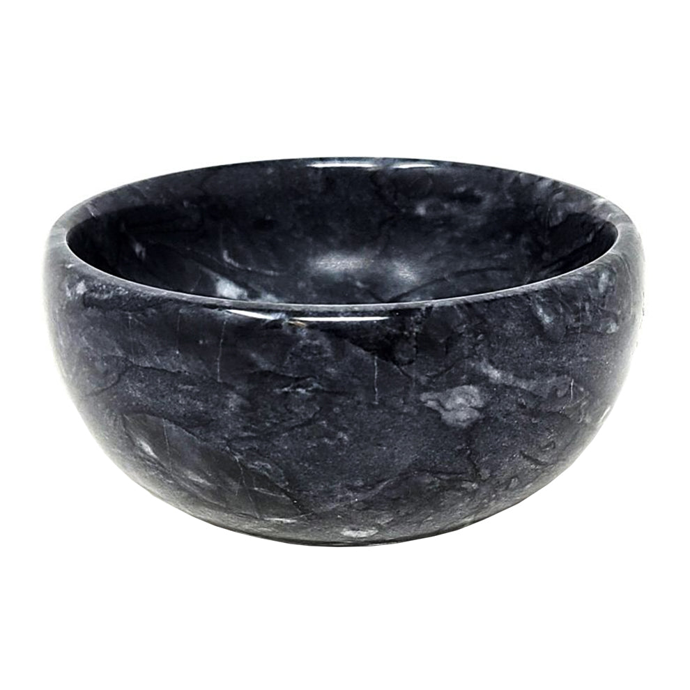Black Marble Smudge Bowl 4"