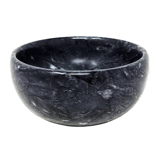 Black Marble Smudge Bowl 4"