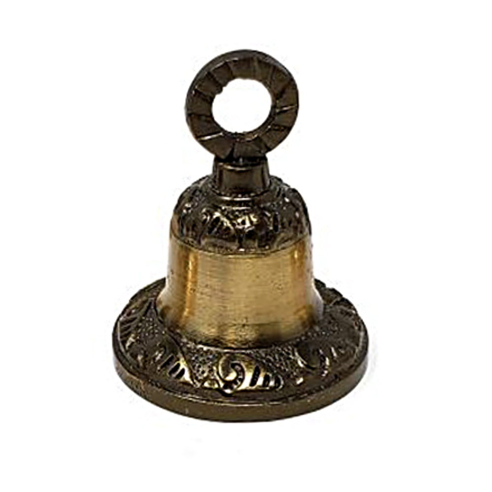 Carved Metal Bell 2"