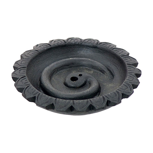 Spiral Design Clay Rope Incense Burner