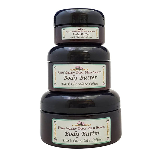 Whipped Shea Body Butter | Fern Valley Goat Milk Soap | Dark Chocolate Coffee Scent
