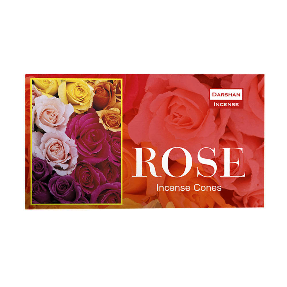 Darshan Rose Incense Cones