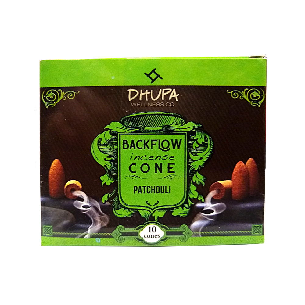DHUPA (Good Earth) Patchouli Backflow Incense Cones