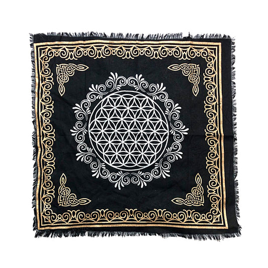 Flower of Life Altar Cloth 18" x 18"