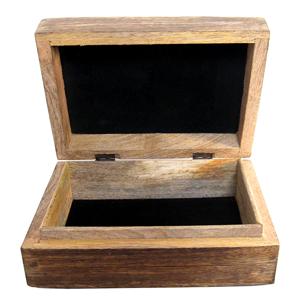 Mango Wood Box - Goddess 7" x 5"