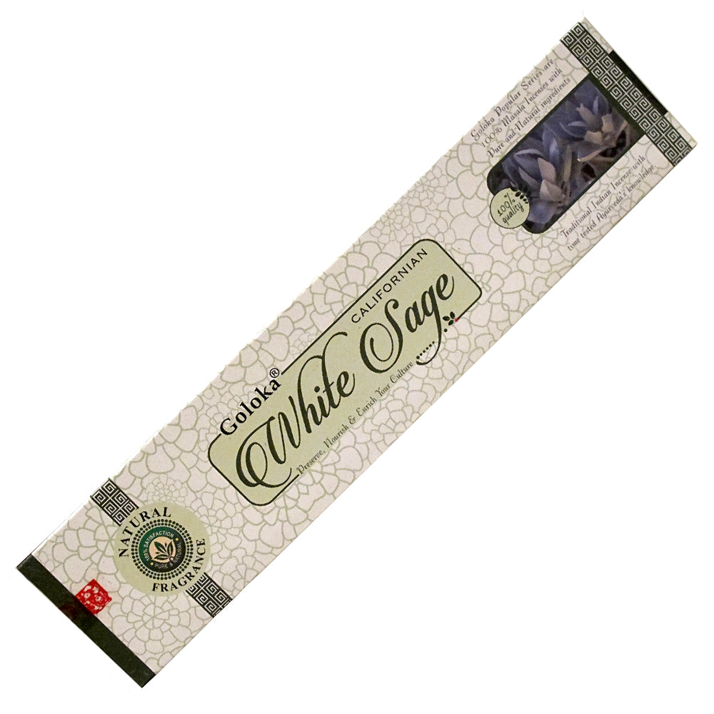 Goloka White Sage Incense Sticks