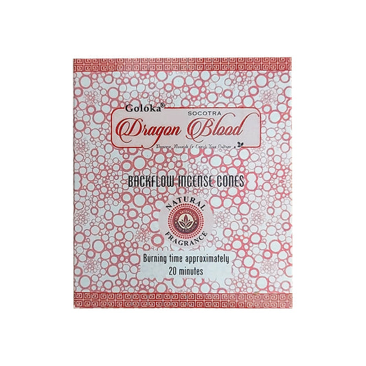 Goloka Dragon Blood Backflow Incense Cones