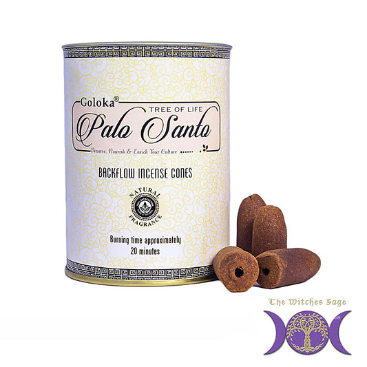 Goloka Palo Santo Backflow Incense Cones