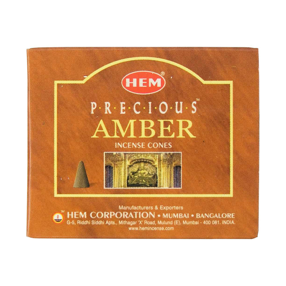 HEM Precious Amber Incense Cones