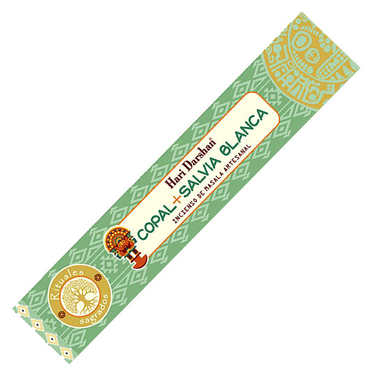 Hari Darshan Copal & White Sage Incense Sticks