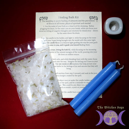 Healing bath kit
