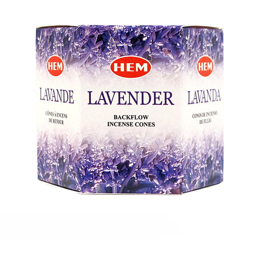 Hem Lavender Backflow Cones
