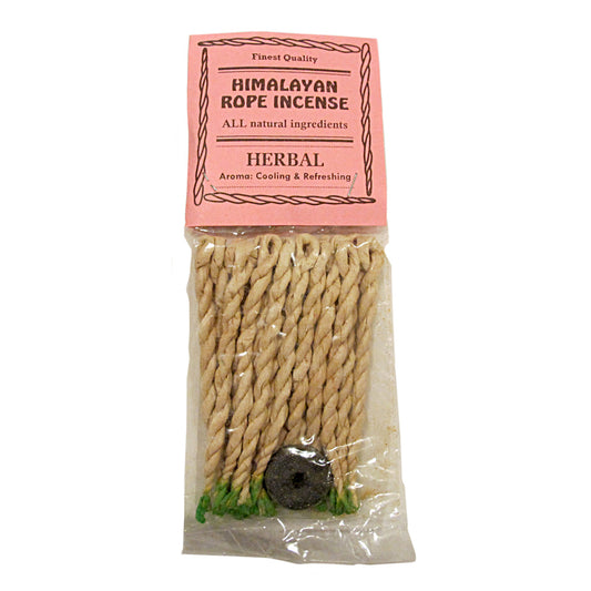 Himalayan Herbal Tibetan Rope Incense 20 Ropes
