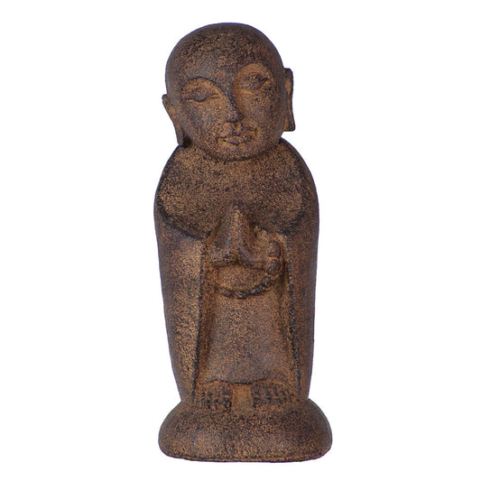 Jizo Buddha Volcanic Stone Statue