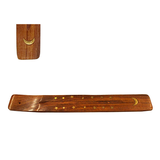 Moon Wood Incense Boat Burner (R)