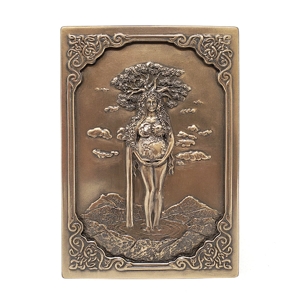 Gaia Mother Earth Bronze Box