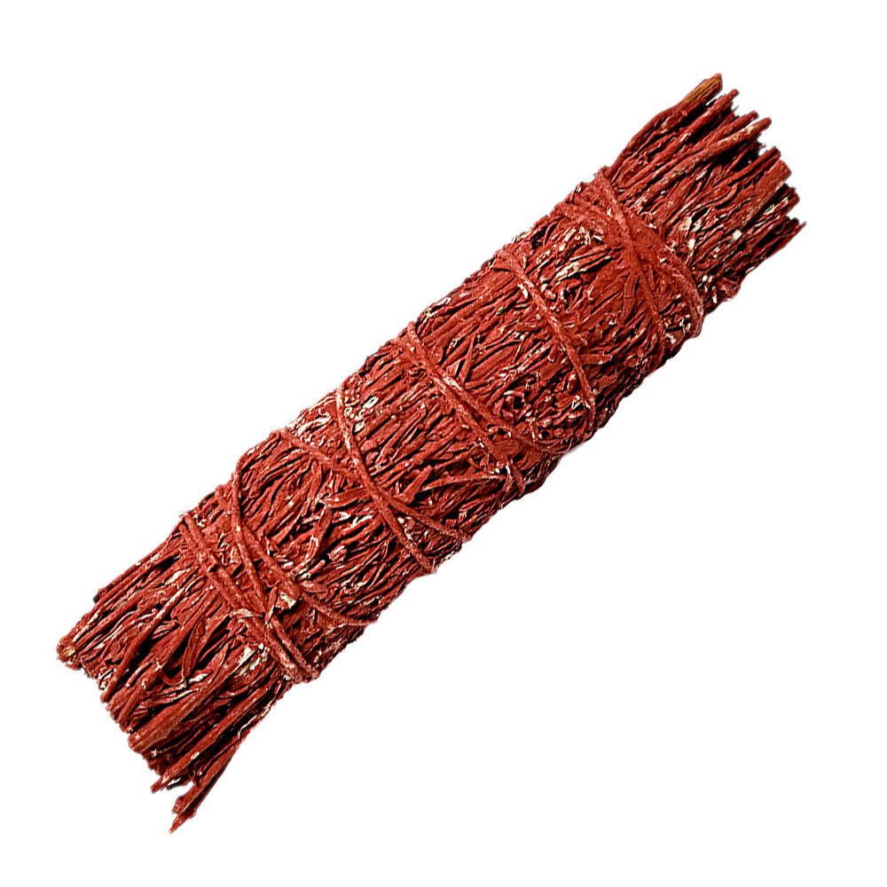 Mountain Sage and Dragon's Blood Resin Smudge Stick 4"