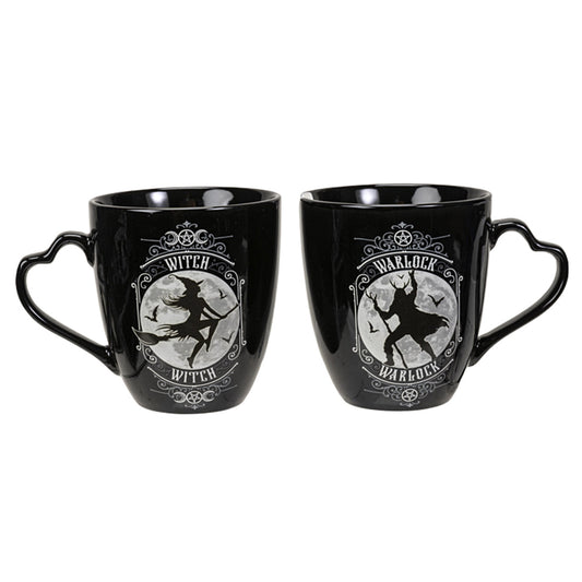 Witch & Warlock Mug Set