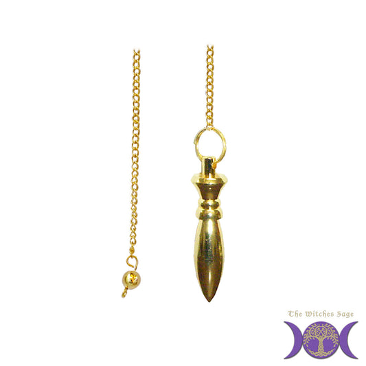 Gold Finish Bullet Pendulum