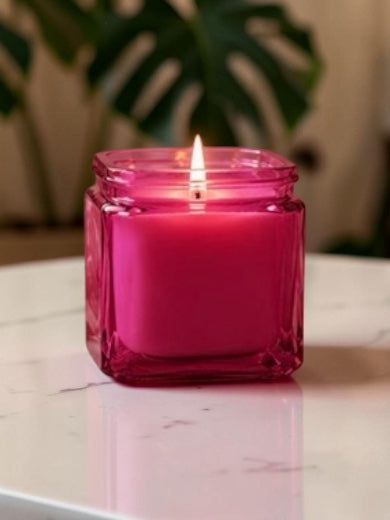 Pink Flamingo Soy Candle | 8.5 oz | Moon Water Apothecary