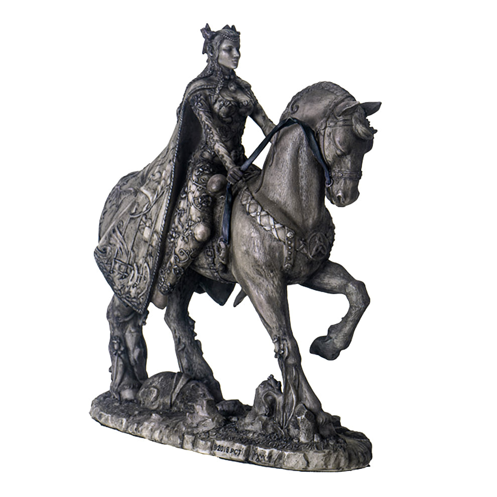 Rhiannon on Horse Statue