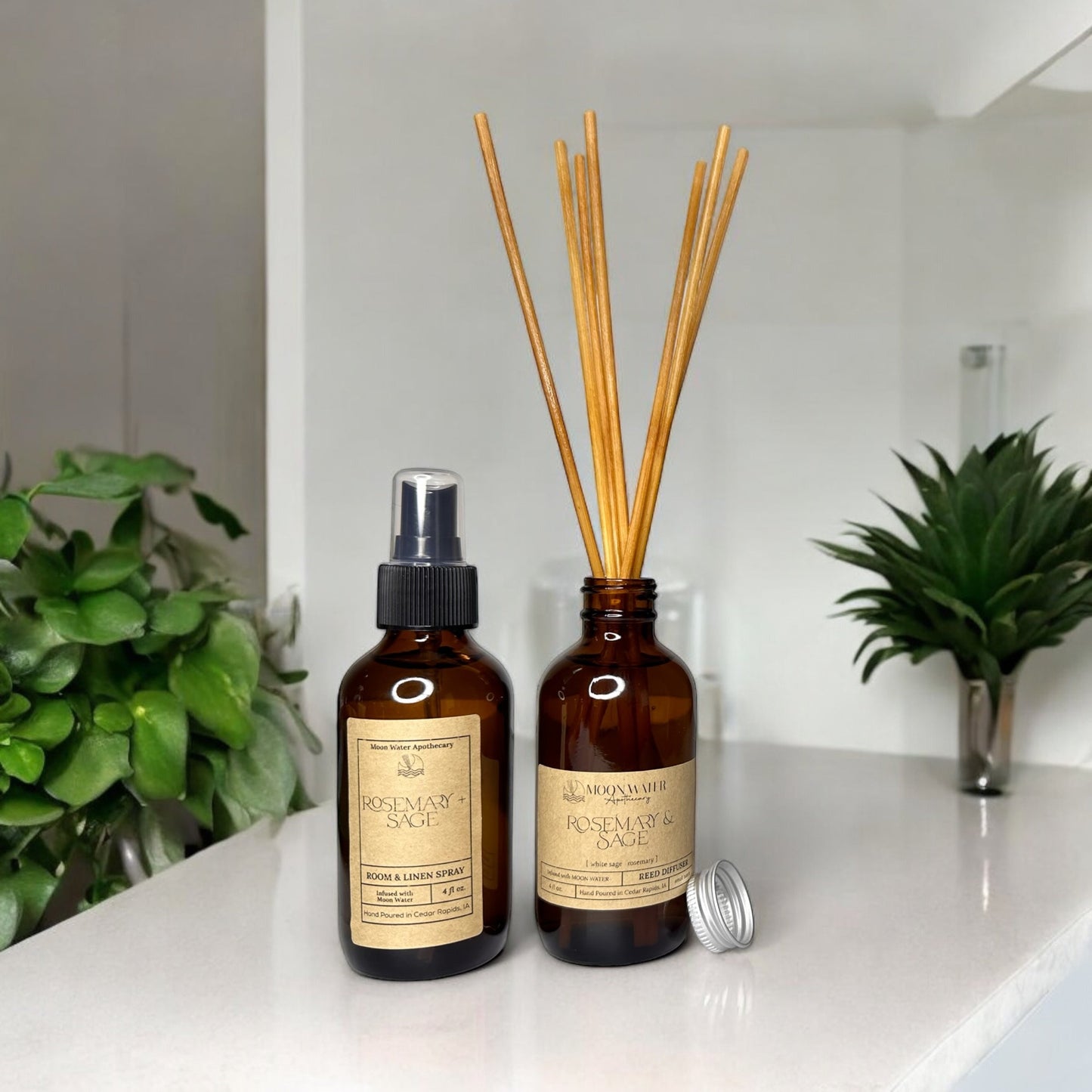 Rosemary + Sage - REED DIFFUSER