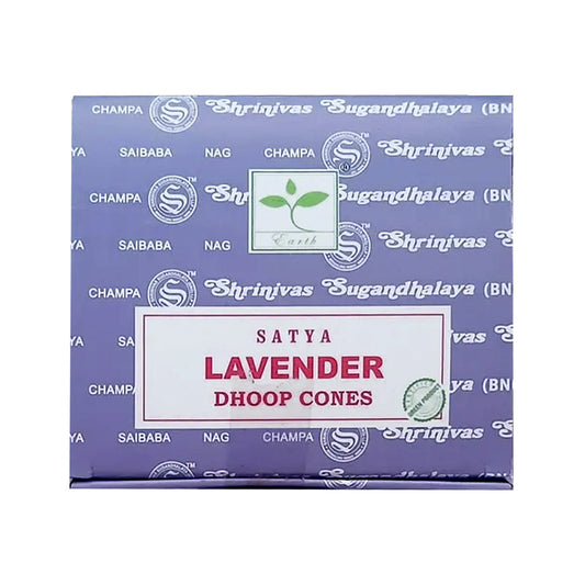 Satya Lavender Dhoop Incense Cones