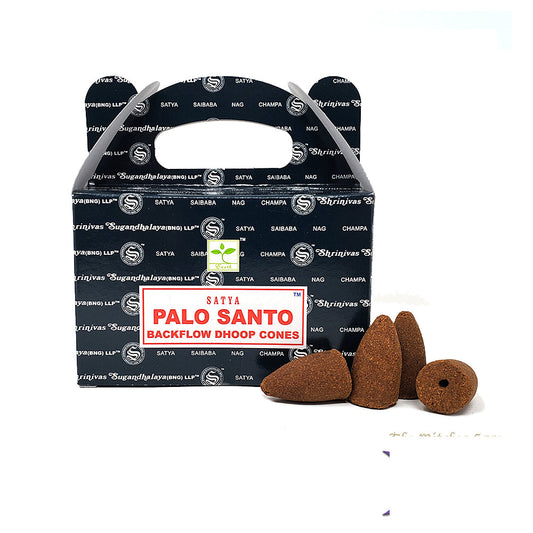 Satya Palo Santo Dhoop Backflow Cones